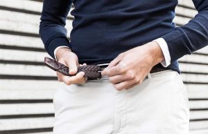 Home Highbuckle riem zonder gaatjes met verstelbaar ratchetsysteem voor optimale pasvorm en comfort
